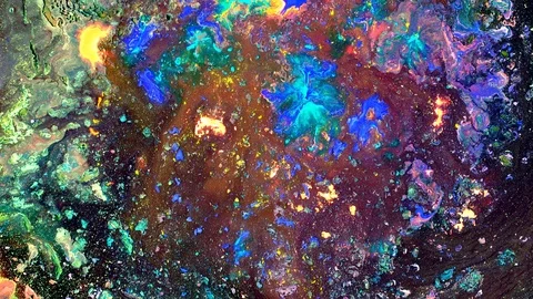 Abstract color moving background close up Stock Footage 102767674