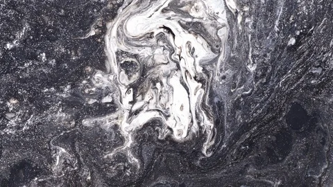 Abstract color moving background from spilled paints closeup Видео 119768680