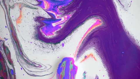 Abstract color moving background from spilled paints closeup 스톡 동영상 121170137