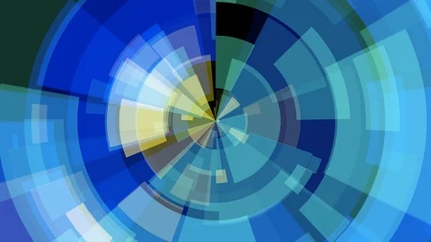 Abstract color moving circle block background seamless loop animation New Stock-Footage 110784685