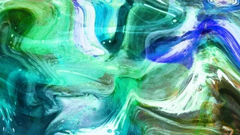 Abstract color paint marble liquid animated background Vidéo 167238073