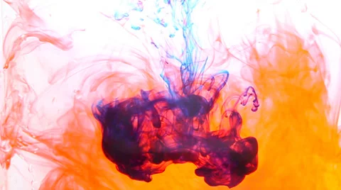 Abstract color on paper Stock Footage 33293714