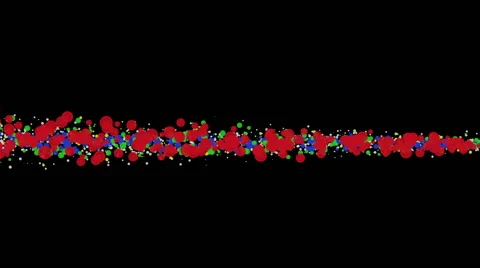Abstract color particles video 스톡 동영상 54539415