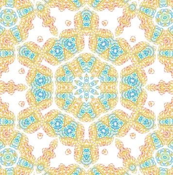 Abstract color pattern Abstract background with shapes of thin color lines... Stock Photos