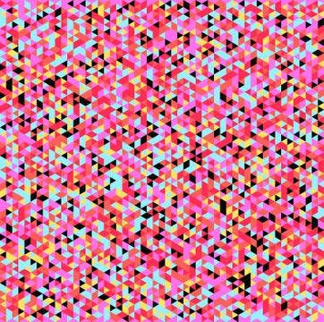 Abstract color pattern backdrop with mosaic. Pink, blue and yellow colors Stock Illustration