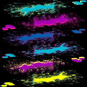 Abstract color pattern in graffiti style. Quality vector illustration for you Illustrazione stock