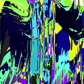 Abstract color pattern in graffiti style quality vector illustration for your Stock-Illustration