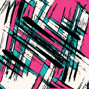 Abstract color pattern in graffiti style quality vector illustration for your Stock Illustration