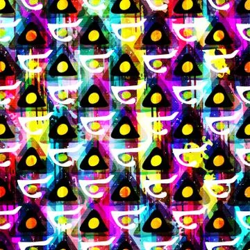 Abstract color pattern in graffiti style quality vector illustration for your 스톡 일러스트