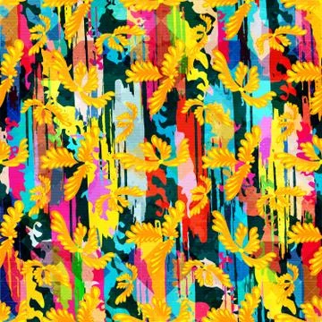 Abstract color pattern in graffiti style quality vector illustration for your Illustrazione stock