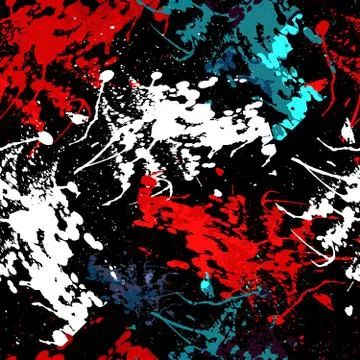 Abstract color pattern in graffiti style Quality illustration for your design Stock Illustration