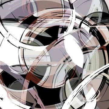 Abstract color pattern in graffiti style Quality illustration for your design Stock Illustration