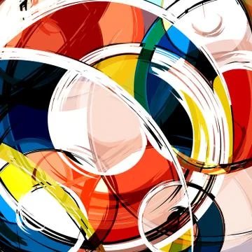 Abstract color pattern in graffiti style Quality illustration for your design Stock Illustration