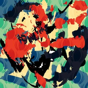 Abstract color pattern in graffiti style Quality illustration for your design Stock Illustration