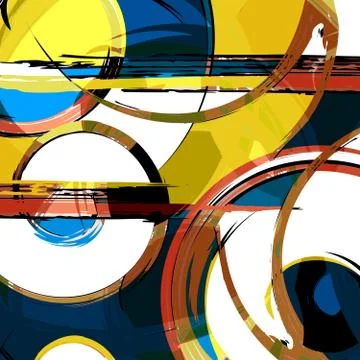 Abstract color pattern in graffiti style Quality illustration for your design Stock-Illustration