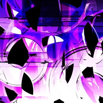 Abstract color pattern in graffiti style Quality illustration for your design Stock Illustration