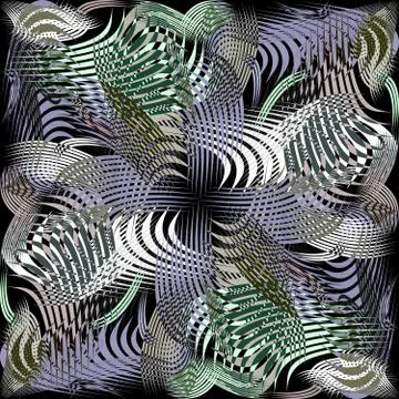 Abstract color pattern in graffiti style Quality illustration for your design Stock Illustration