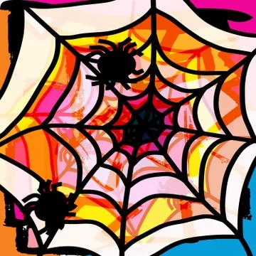 Abstract color pattern in graffiti style Quality illustration for your design 스톡 일러스트