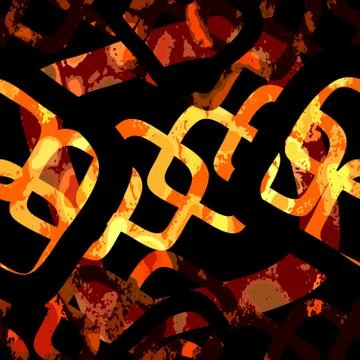 Abstract color pattern in graffiti style Quality illustration for your design Stock Illustration