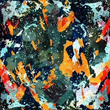 Abstract color pattern in graffiti style for your design Stock-Illustration