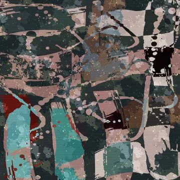 Abstract color pattern in graffiti style for your design Stock Illustration