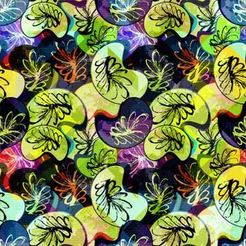 Abstract color pattern in graffiti style for your design Stock-Illustration