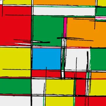Abstract color pattern in graffiti style. Quality vector illustration for you Stock-Illustration