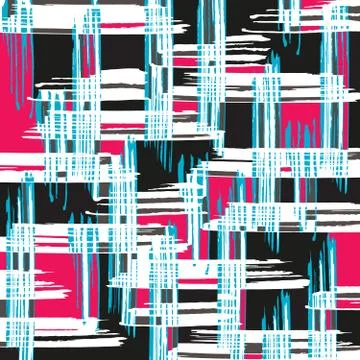 Abstract color pattern in graffiti style Quality illustration for your design Stock Illustration