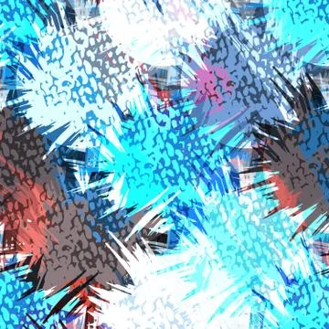 Abstract color pattern in graffiti style Quality illustration for your design Stock Illustration