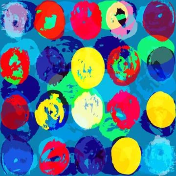 Abstract color pattern in graffiti style Quality illustration for your design Stock Illustration