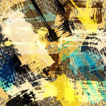 Abstract color pattern in graffiti style Quality illustration for your design 스톡 일러스트
