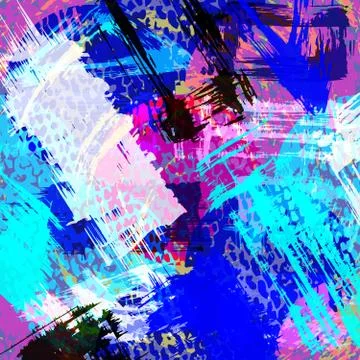 Abstract color pattern in graffiti style Quality illustration for your design 스톡 일러스트