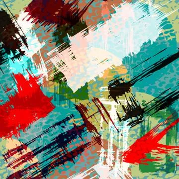 Abstract color pattern in graffiti style Quality illustration for your design Stock Illustration