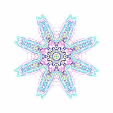 Abstract color pattern shape Stock Illustration