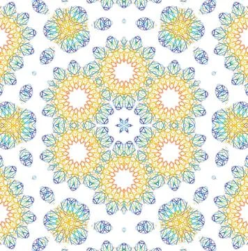 Abstract color pattern on white Background with abstract color pattern on ... Stock Photos