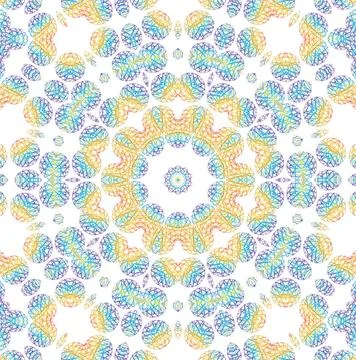 Abstract color pattern on white Background with abstract color pattern on ... Stock Photos