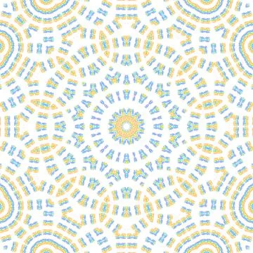 Abstract color pattern on white Stockillustratie