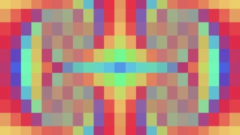 Abstract color pixel block background illustration New holiday universal Illustrazione stock