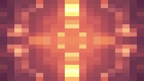 Abstract color pixel block background illustration New holiday universal イラスト素材