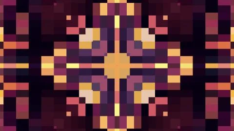 Abstract color pixel block background illustration New holiday universal イラスト素材