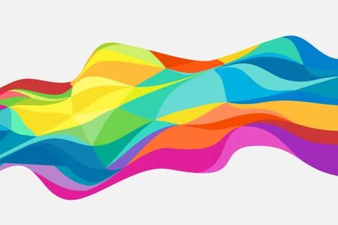 Abstract color polygon design pattern artwork background. illustration vector Stock Illustration