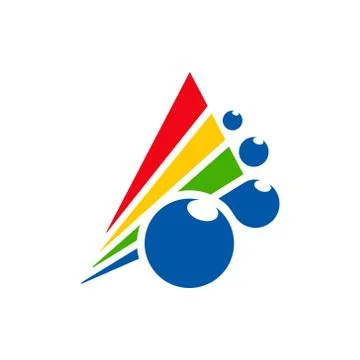 Abstract color printer sign 스톡 일러스트