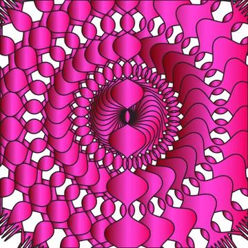 Abstract color rays and ring . Stock Illustration