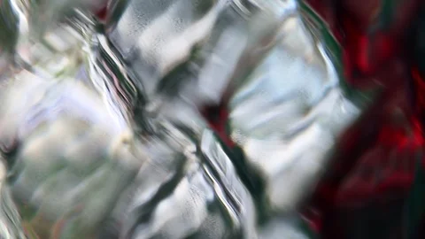 Abstract color reflection on rhombus diamond pattern glass surface Stock Footage 113122238
