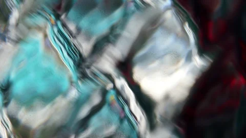 Abstract color reflection on rhombus diamond pattern glass surface Stock Footage 113198358