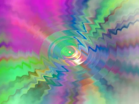 Abstract color ripple Stock Illustration