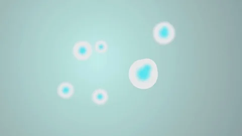 Abstract color science background with cells in dividing phase. Stock Footage 78496647