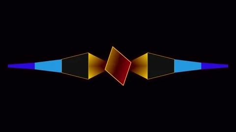 Abstract Color Shapes Animation Stock Footage 342044520