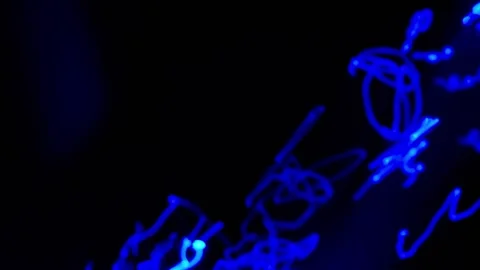 Abstract Color Shift Light Trails. Futuristic Video Stock Footage 304472157