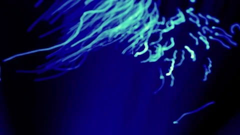 Abstract Color Shift Light Trails. Futuristic Video Stock Footage 304472214